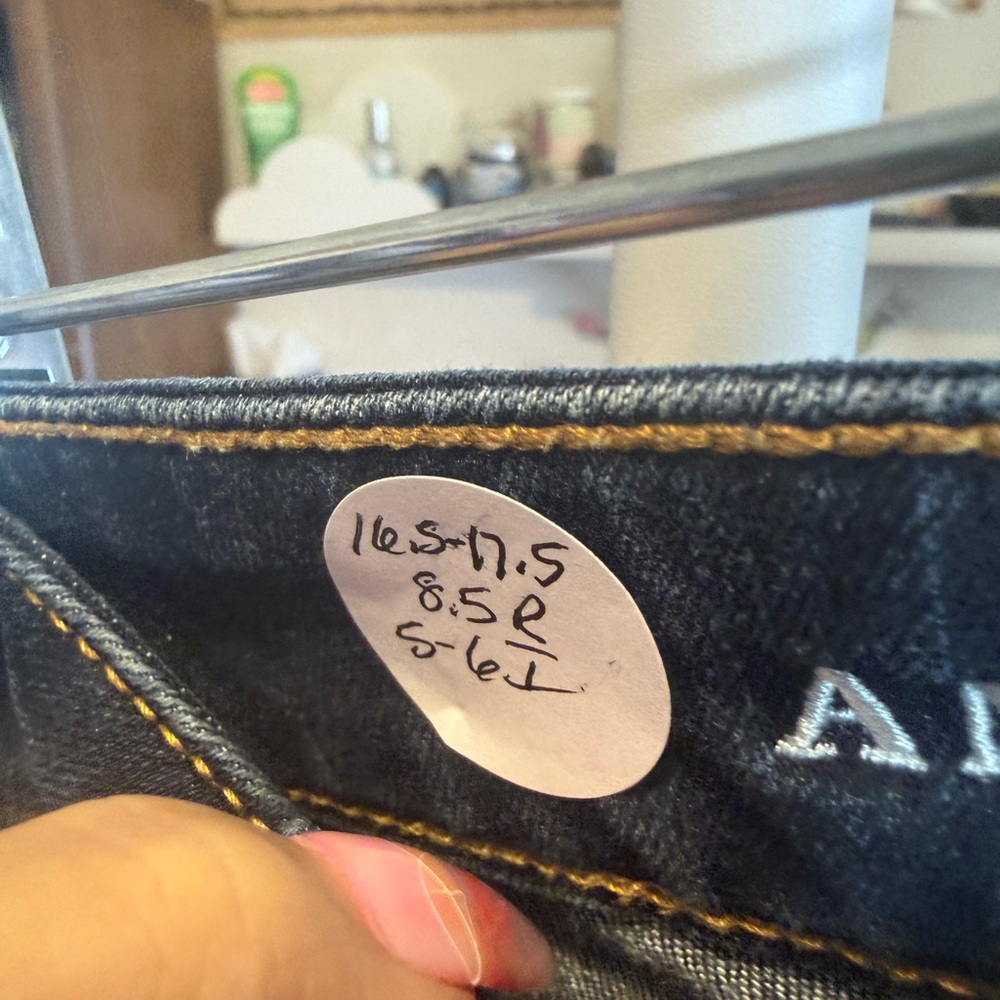 American Eagle Outfitters Dark Blue Denim Jean Shorts - Picture 12 of 12